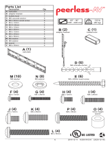 PEERLESS-AV peerless-AV TVFT690 TruVue Universal Flat-Tilt Wall Mount Manual de usuario