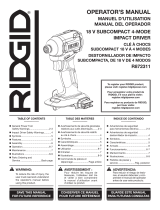 RIDGID R872311K Manual de usuario