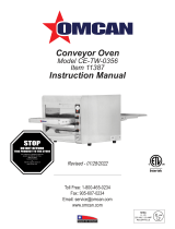 Omcan CE-TW-0356 Manual de usuario