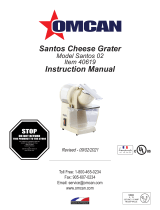 Omcan 40619 Manual de usuario