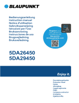 Blaupunkt 5DA26450 Manual de usuario