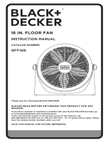 BLACK+DECKER BFF16B Manual de usuario