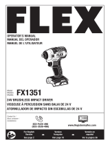 Flex FX1351 24V BRUSHLESS IMPACT DRIVER Manual de usuario