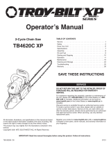 Troy-Bilt TB4620C XP 20″ Gas Chainsaw Manual de usuario