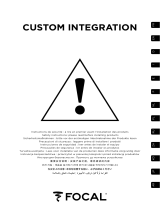 Focal codo 1652 custom integration Manual de usuario