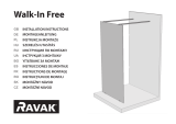 RAVAK 1400 x 2000 mm Walk In Free Shower Enclosure Manual de usuario