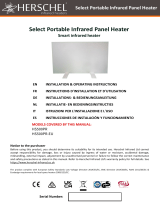 Herschel HS500PR-EU Select Portable Infrared Panel Heater Manual de usuario