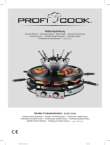 Profi Cook PC-RG/FD 1245 Raclette/Fondue Combination Manual de usuario