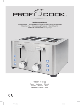 Profi Cook PC-TA 1252 Toaster Manual de usuario