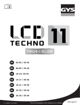 GYS LCD Techno 11 Manual de usuario