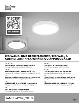 LIVARNO LED Wall and Ceiling Lamp Manual de usuario