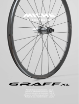 Miche Graff XL CL Disc Tubeless Gravel Wheel Set Manual de usuario