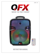 QFX LMS-12 Manual de usuario
