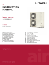 Hitachi RASM-(3-6)(V)NE YUTAKI Series Outdoor Unit Manual de usuario