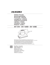 Hikoki SV12V Orbital Sander Manual de usuario