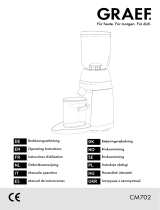 Graef CM702 Coffee Grinder Manual de usuario