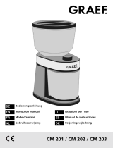 Graef CM 201 Coffee Grinder Manual de usuario
