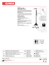 Gima 0767/ B Light Alloy Walking Stick Manual de usuario