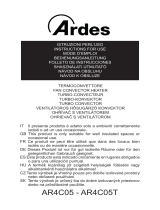 Ardes AR4C05 Fan Convector Heater Manual de usuario