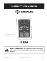 Greenlee 5124 Phase Sequence and Motor Rotation Meter Manual de usuario