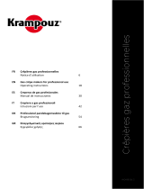 Krampouz CTRH4 Gas Crepe Maker Manual de usuario