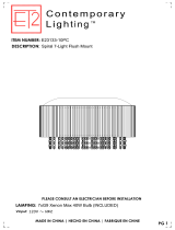 ET2 Contemporary Lighting E23133-10PC Manual de usuario