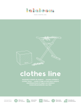 lalaloom clothes line Manual de usuario