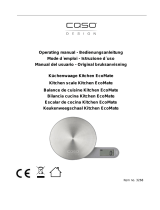 Caso Design EcoMaster 3267 Design Kitchen Scales Manual de usuario