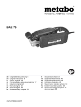 Metabo BAE 75 Manual de usuario