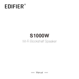 EDIFIER S1000W Manual de usuario