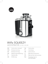 Wilfa JU1S-400, JU2S-800 SQUEEZY Juice Extractor Manual de usuario