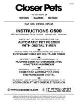 Closer Pets C500 Manual de usuario