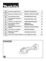 Makita DGA520 Manual de usuario