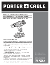 Porter Cable PCC620 Manual de usuario