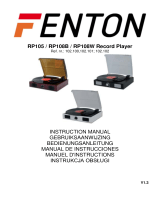 Fenton RP105 Manual de usuario