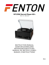 Fenton RP135W Manual de usuario