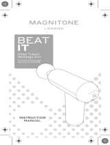 Magnitone Beat IT Deep Tissue Massage Gun Manual de usuario