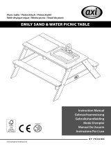 AXI Emily Sand & Water Picnic Table Manual de usuario