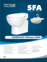 SANIBROY Sanicompact Silence Eco+ Bathroom Toilet Manual de usuario