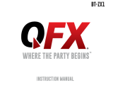 QFX BT-ZX1 Manual de usuario