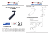 V TAC V-TAC VT-407 LED Track Light Manual de usuario