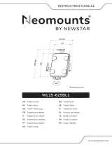 Neomounts wl15-625bl1 Manual de usuario