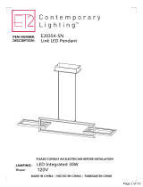 ET2 Contemporary Lighting E20354-SN Manual de usuario
