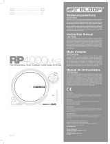 Reloop RP-4000-MK2 Manual de usuario