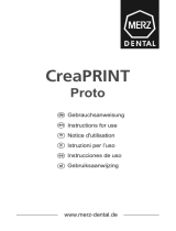 MERZ DENTAL CreaPRINT Proto Dental Resin Manual de usuario