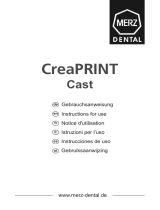 MERZ DENTAL CreaPRINT Cast Manual de usuario