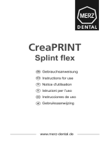 MERZ DENTAL CreaPRINT Splint Flex Dental Resin Manual de usuario