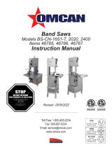 Omcan BS-CN-1651-T Manual de usuario