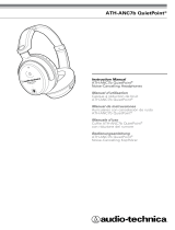 Audio-Technica audio-technica ATH-ANC7b QuietPoint Noise-Cancelling Headphones Manual de usuario