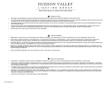 HUDSON VALLEY LIGHTING GROUP HL765201 Manual de usuario